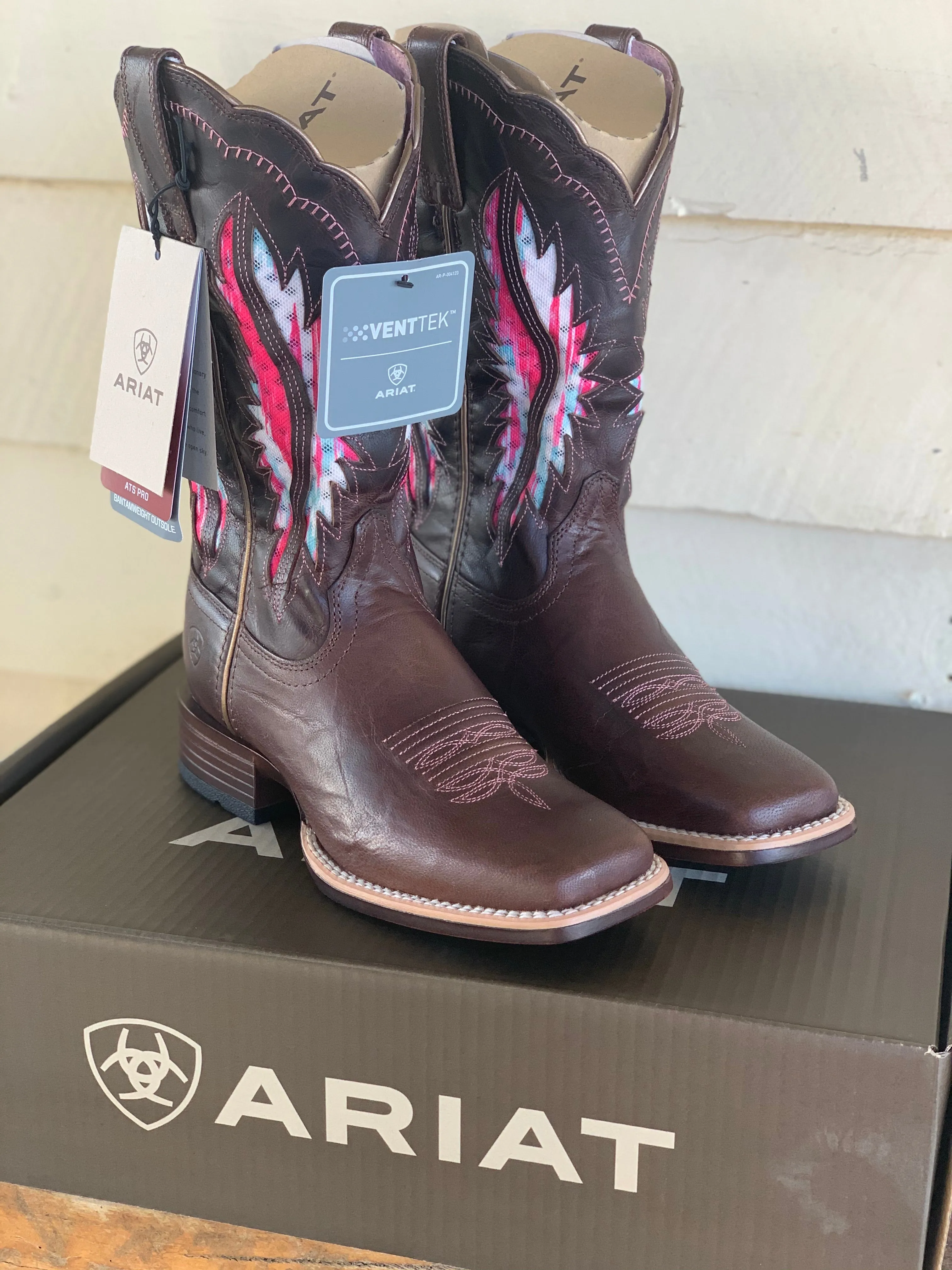 10027382 Ariat Womens Solana Ventek French Roast