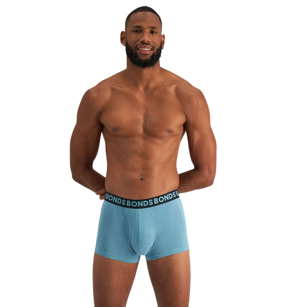 18 X Bonds Mens Everyday Trunks Underwear Flower Multi Black Undies