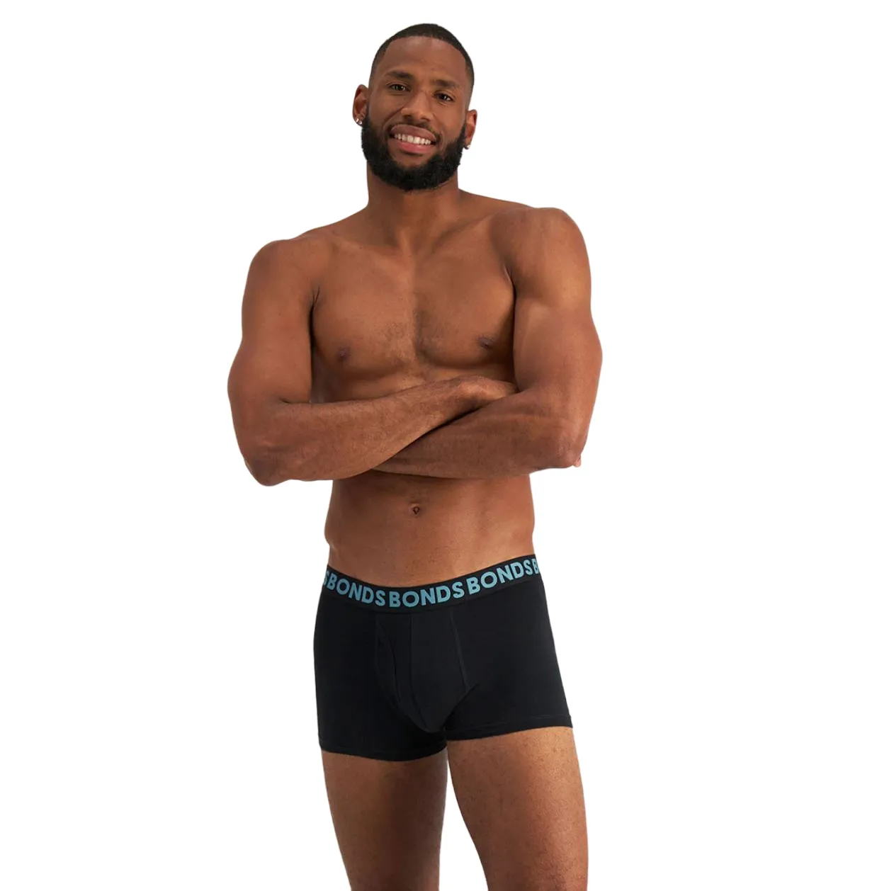 18 X Bonds Mens Everyday Trunks Underwear Flower Multi Black Undies