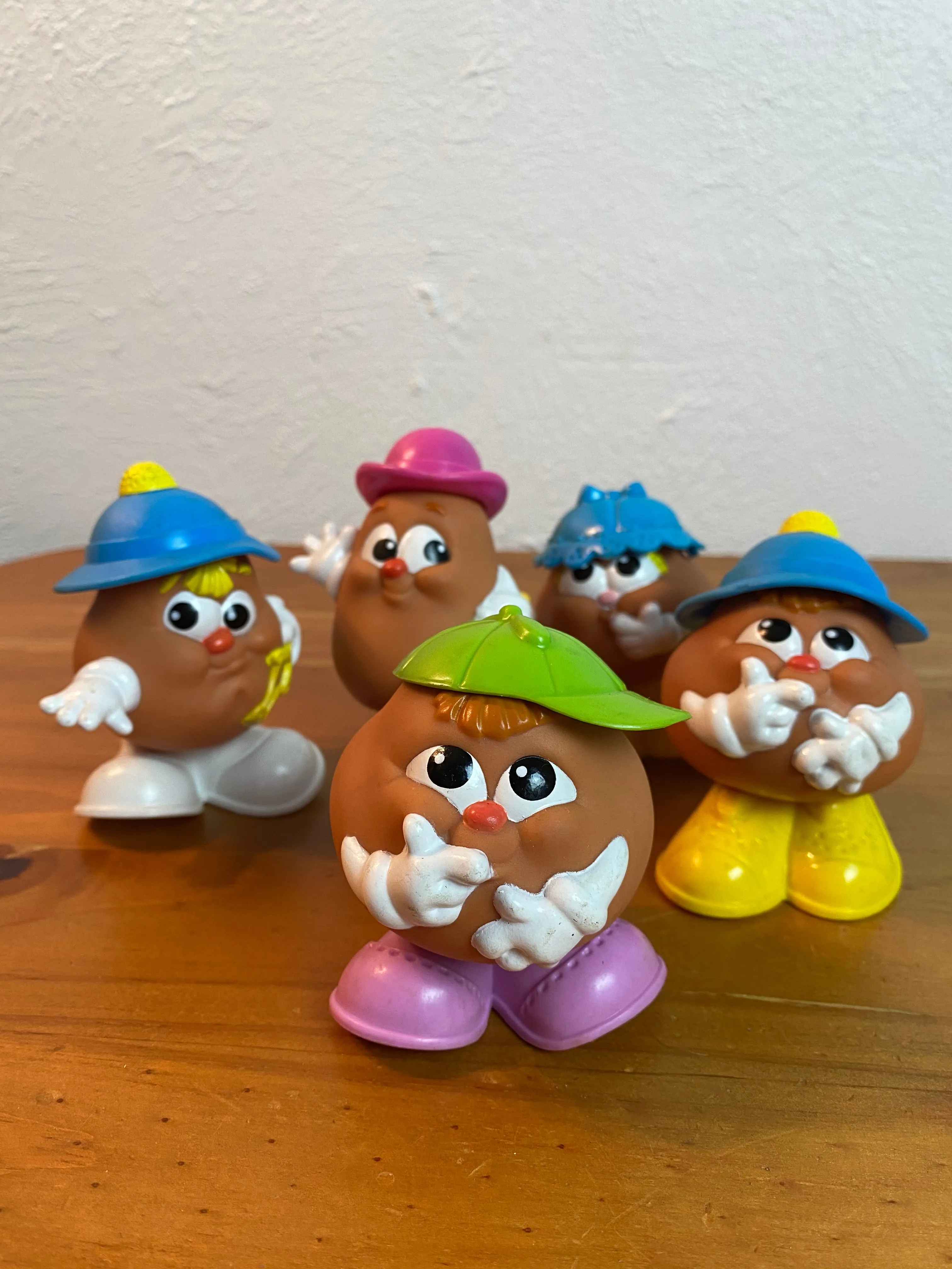 1986 Mr. Potato Head Little Spuds ~ Lot of 5