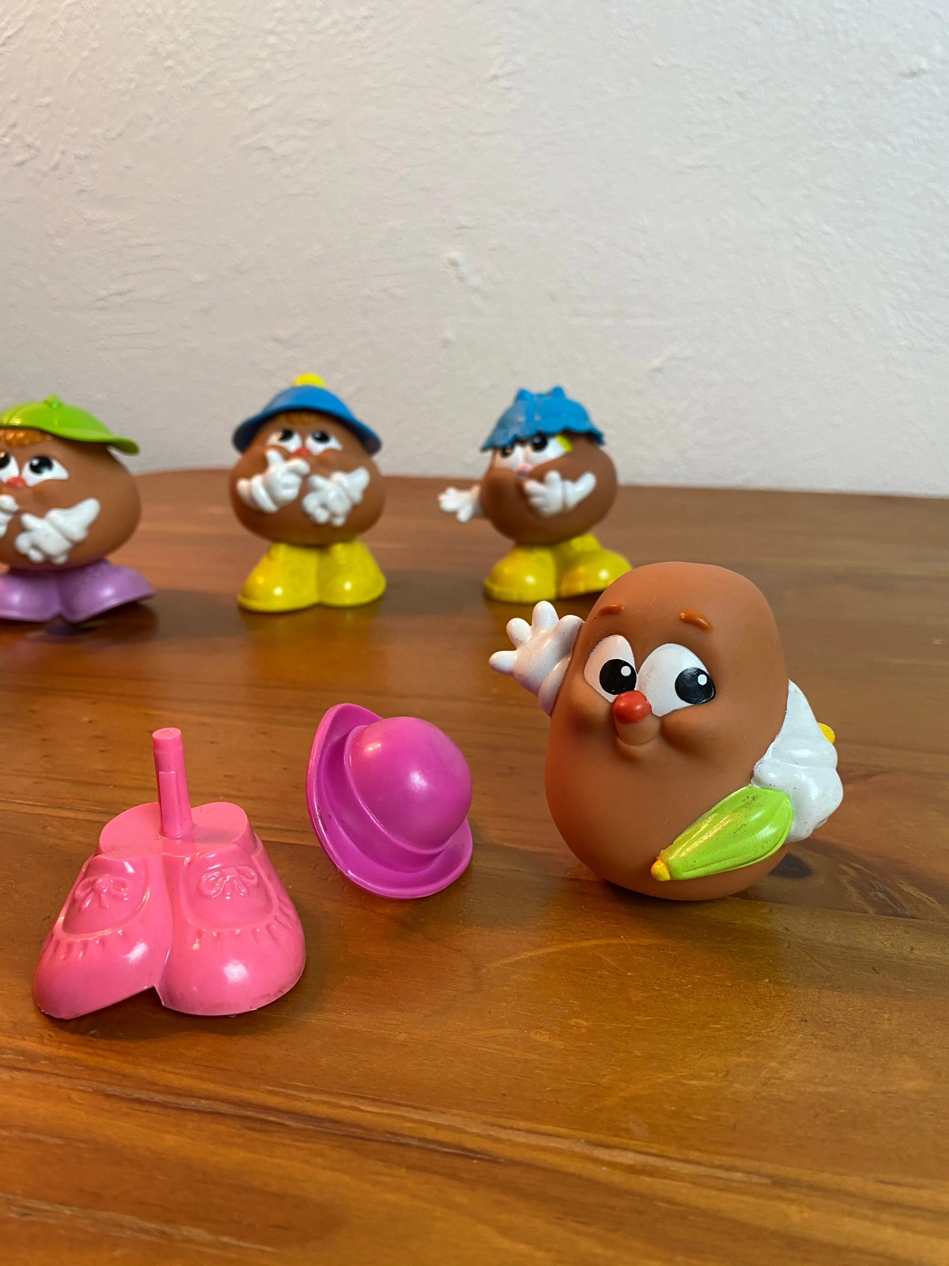 1986 Mr. Potato Head Little Spuds ~ Lot of 5