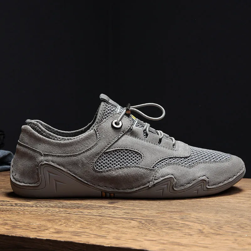 2024 popular style summer air-permeable net eight claw fish bean men's shoes sports leisure soft-soled men's shoes.