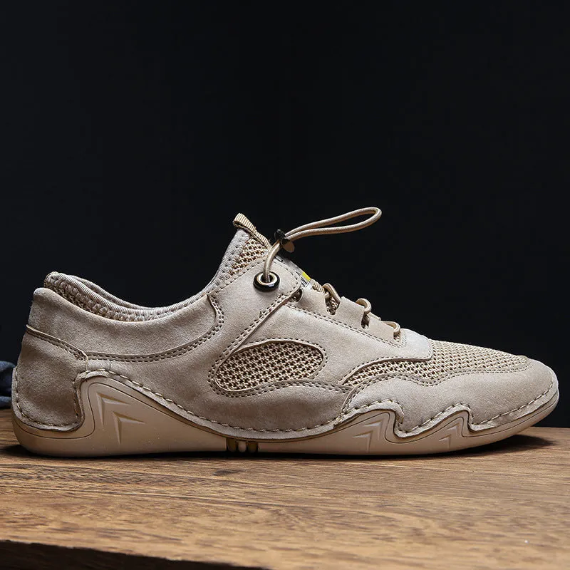 2024 popular style summer air-permeable net eight claw fish bean men's shoes sports leisure soft-soled men's shoes.