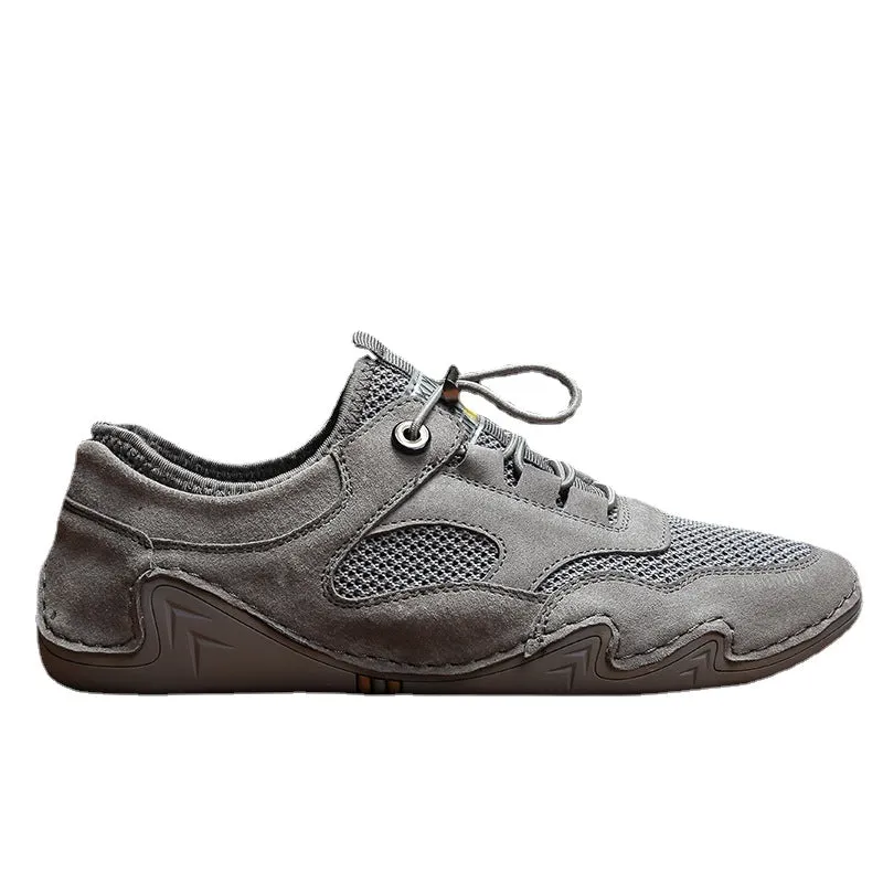 2024 popular style summer air-permeable net eight claw fish bean men's shoes sports leisure soft-soled men's shoes.