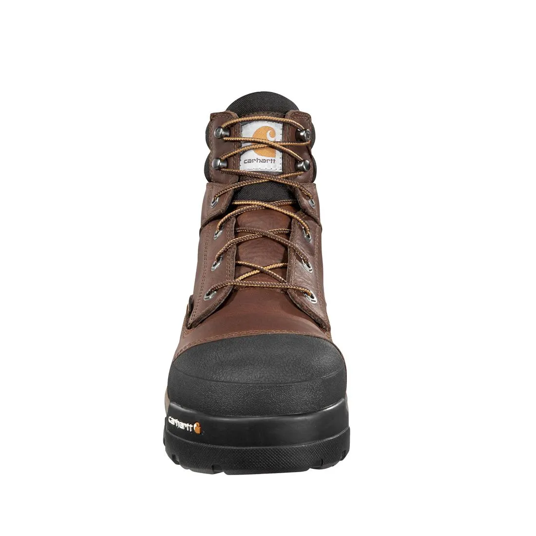 6" Ground Force Waterproof Composite Toe Work Boot Red Brown