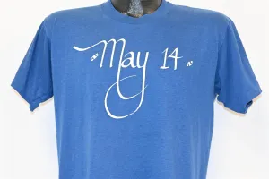 80s May 14th Fourteenth Calendar Date t-shirt Large