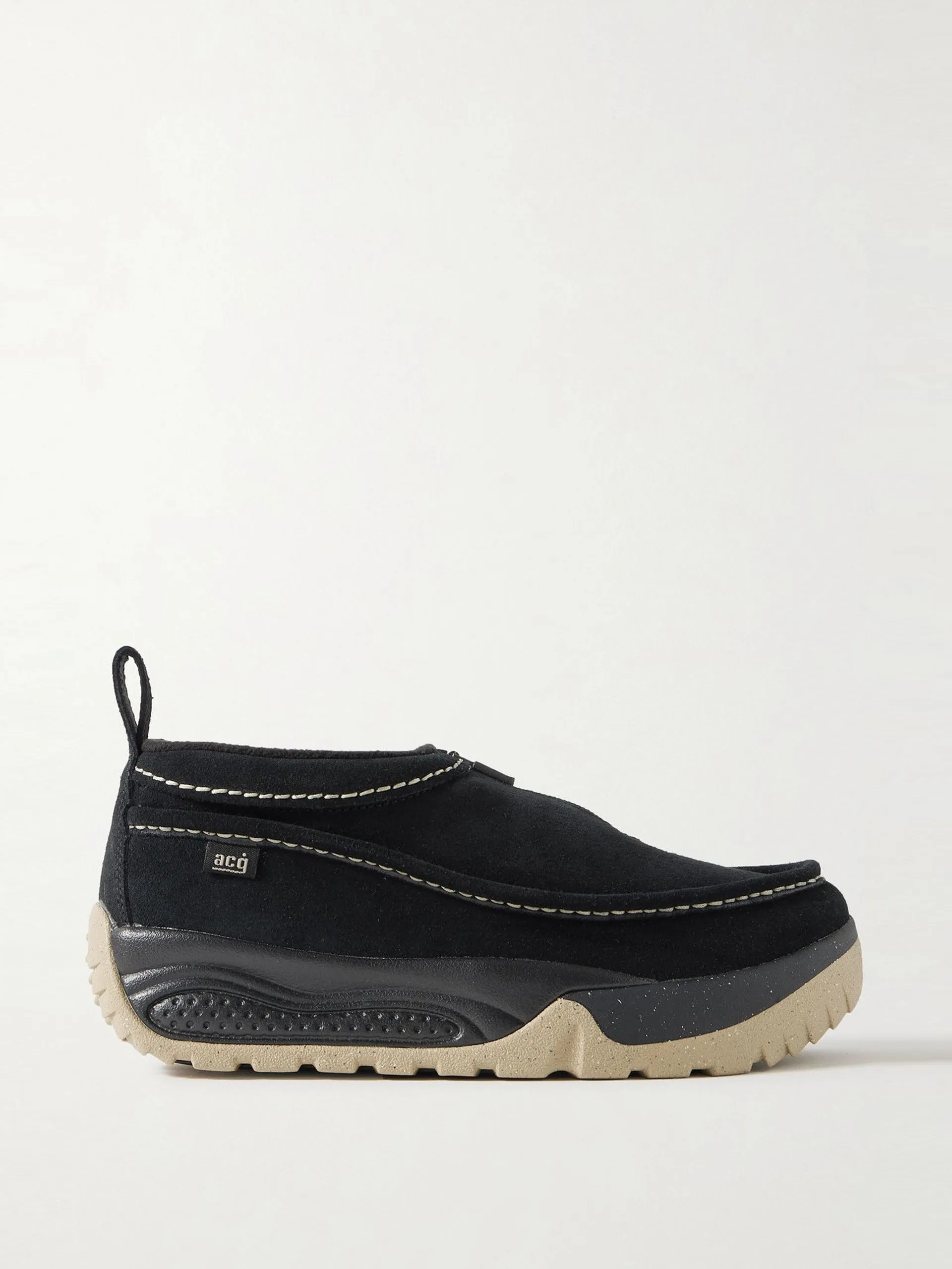 ACG Izy rubber-trimmed suede sneakers