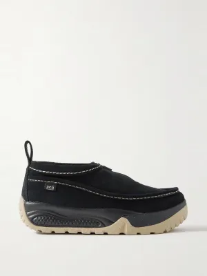 ACG Izy rubber-trimmed suede sneakers