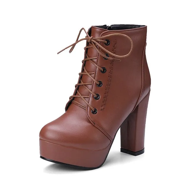 Add Fur High Heels sexy Ankle Boots