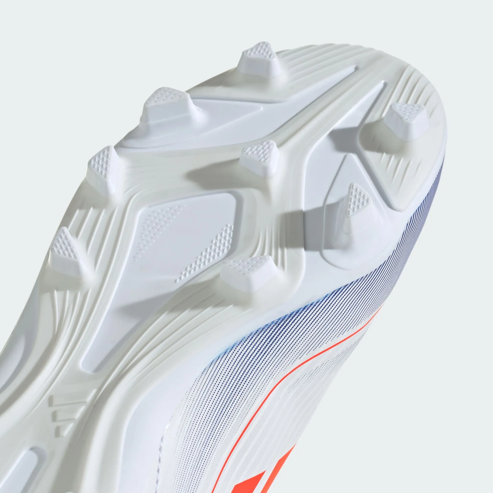 adidas F50 CLUB Flexible Ground Cleats | Cloud White-Solar Red | Kid's Unisex