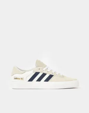 adidas Matchbreak Super Skate Shoes - Crystal White/Collegiate Navy/White