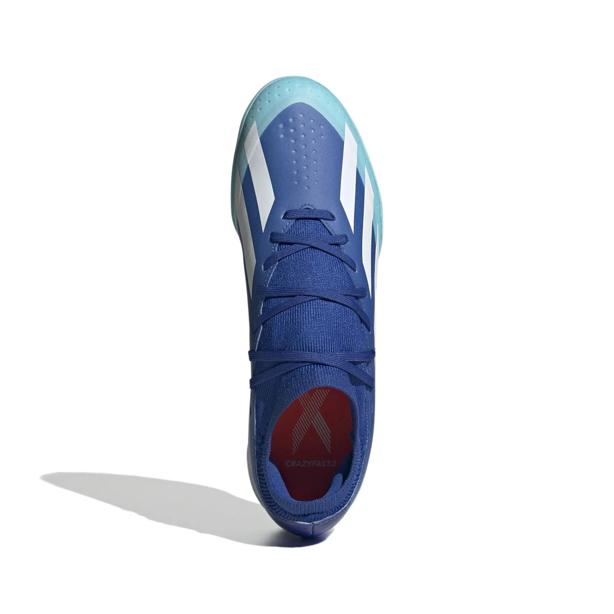 adidas X Crazyfast.3 TF Turf Soccer Cleat- Bright Royal/White/Solar Red