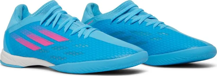 Adidas X Speedflow.3 IN 'Sky Rush Team Shock Pink' sneakers, blue