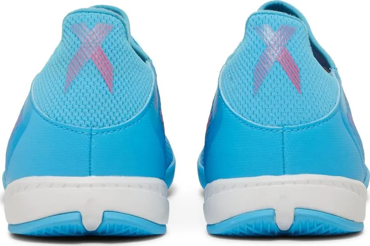 Adidas X Speedflow.3 IN 'Sky Rush Team Shock Pink' sneakers, blue
