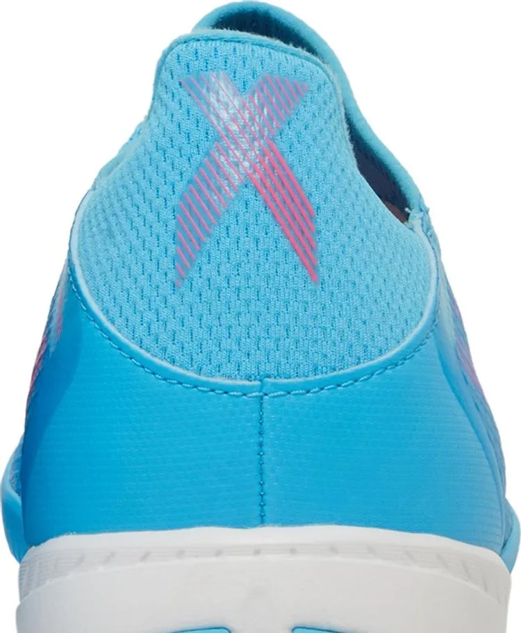 Adidas X Speedflow.3 IN 'Sky Rush Team Shock Pink' sneakers, blue