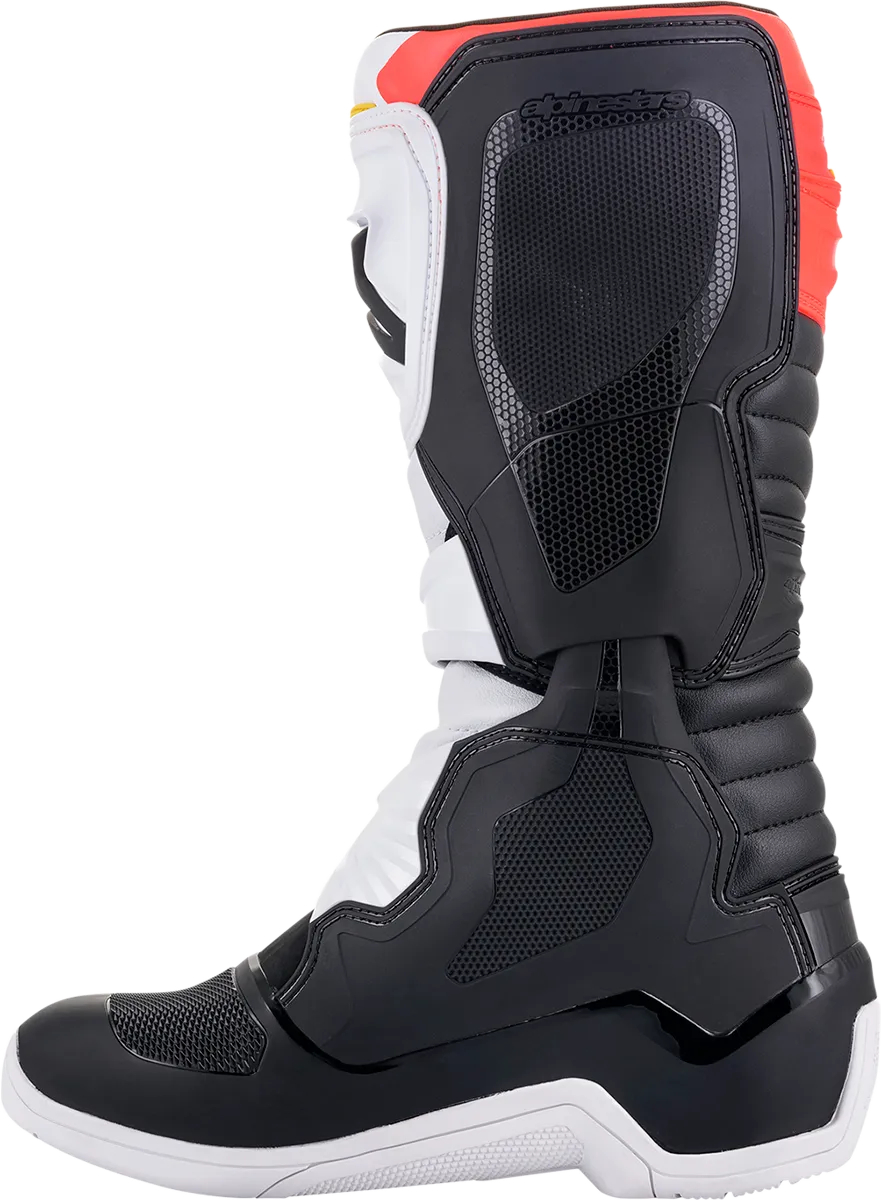 ALPINESTARS Tech 3 Boots Black/White/ Red/Fluo Yellow Sz 12 2013018-1238-12