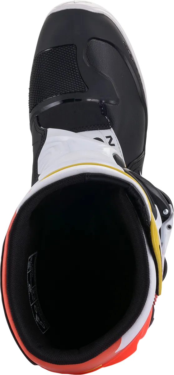 ALPINESTARS Tech 3 Boots Black/White/ Red/Fluo Yellow Sz 12 2013018-1238-12