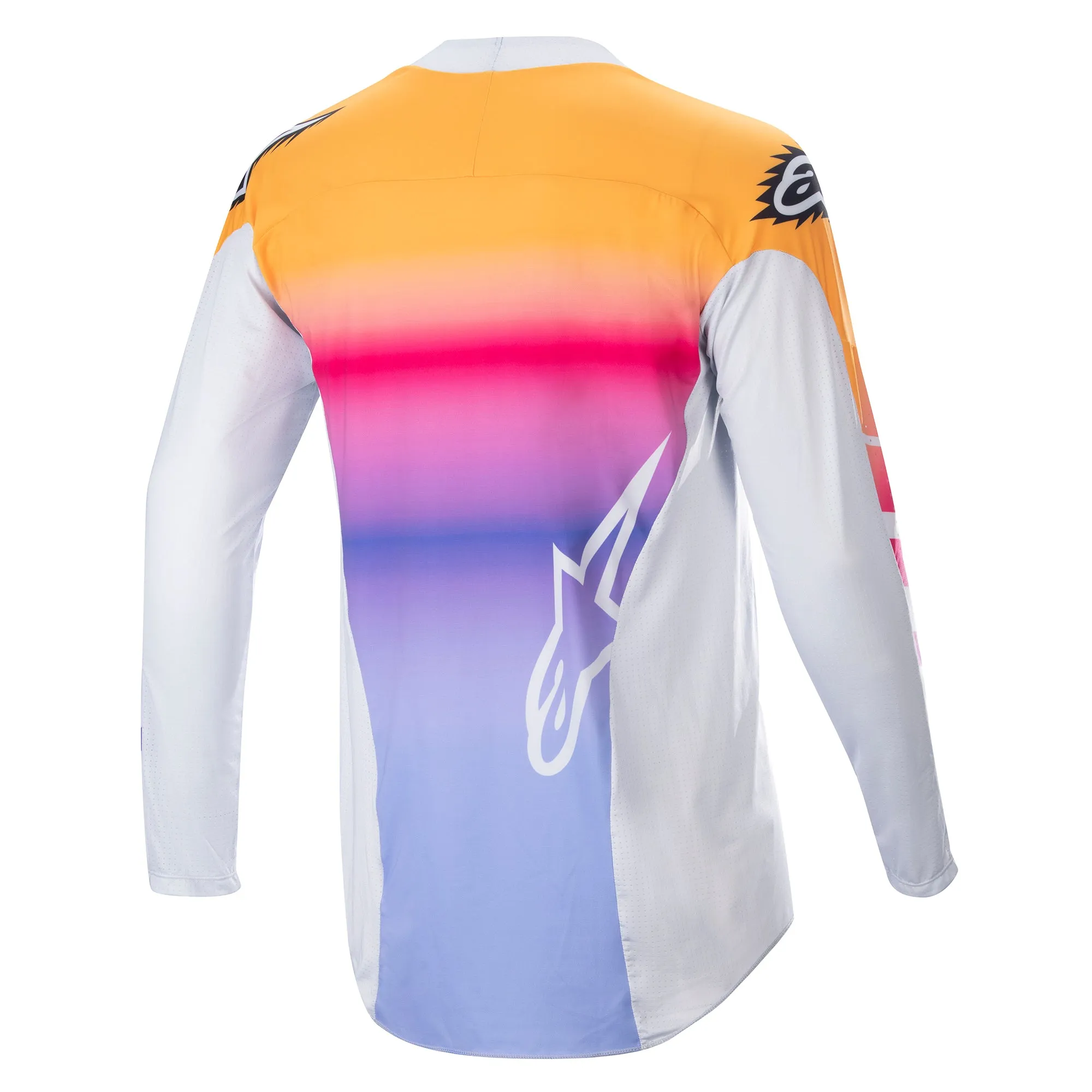 ALPINESTARS TECHSTAR DAYTONA 23 LE JERSEY - HAZE GRAY ORANGE FLURO RHODAMINE