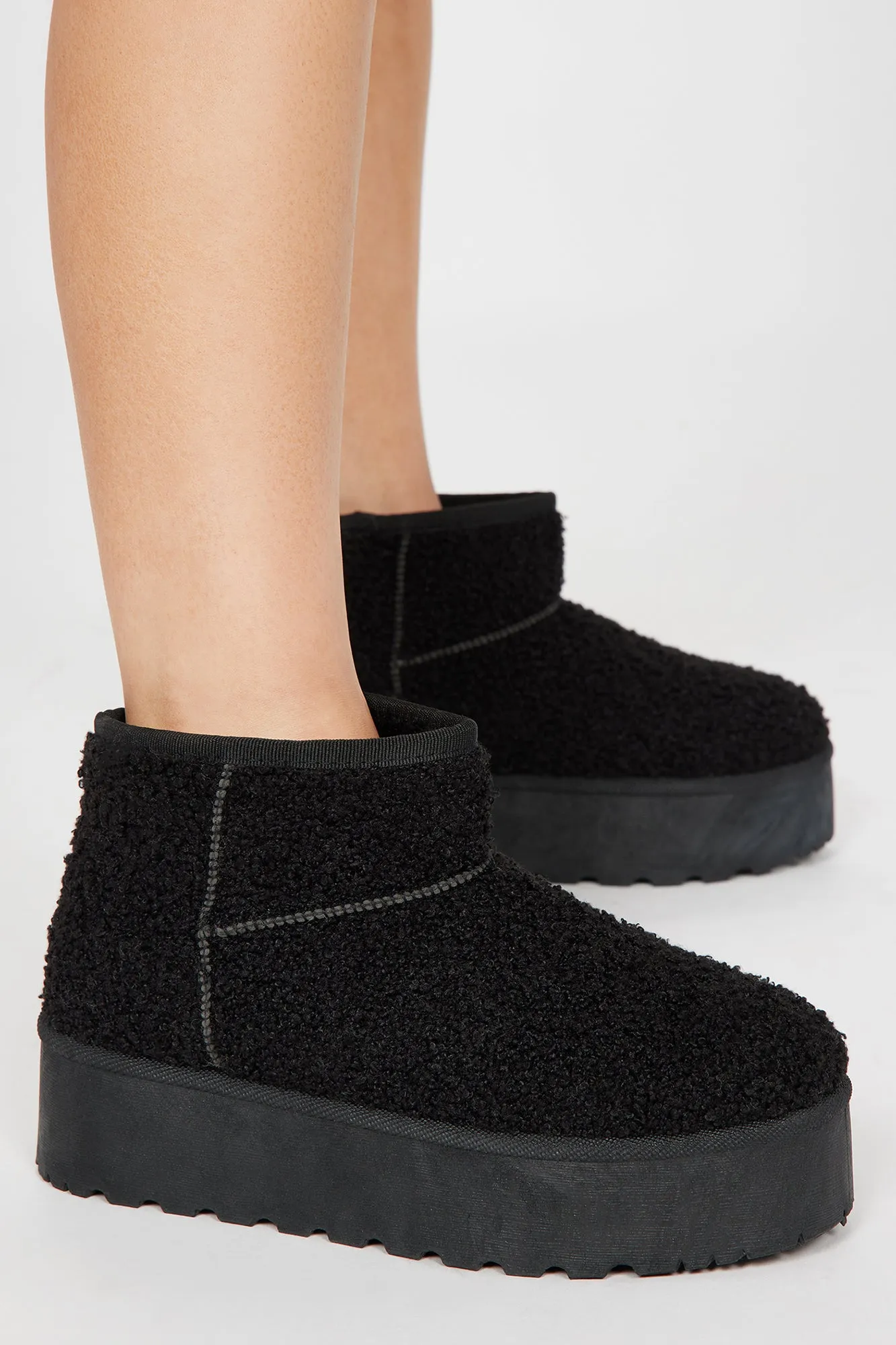 Always Cozy Booties - Black