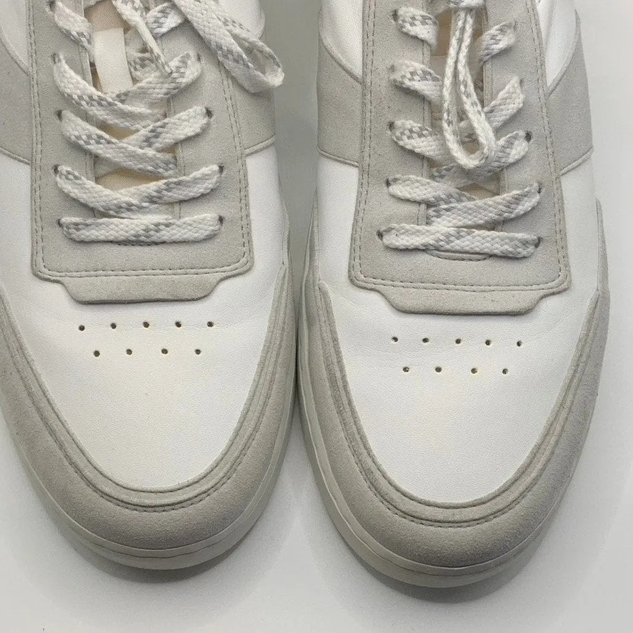 A.P.C. Unisex Men's Plain Minimalist Low Top Gray/White Sneakers SZ 44 US 11