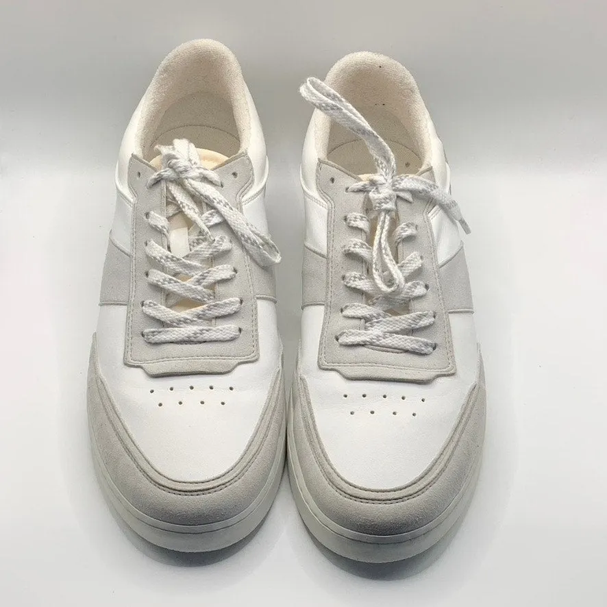 A.P.C. Unisex Men's Plain Minimalist Low Top Gray/White Sneakers SZ 44 US 11