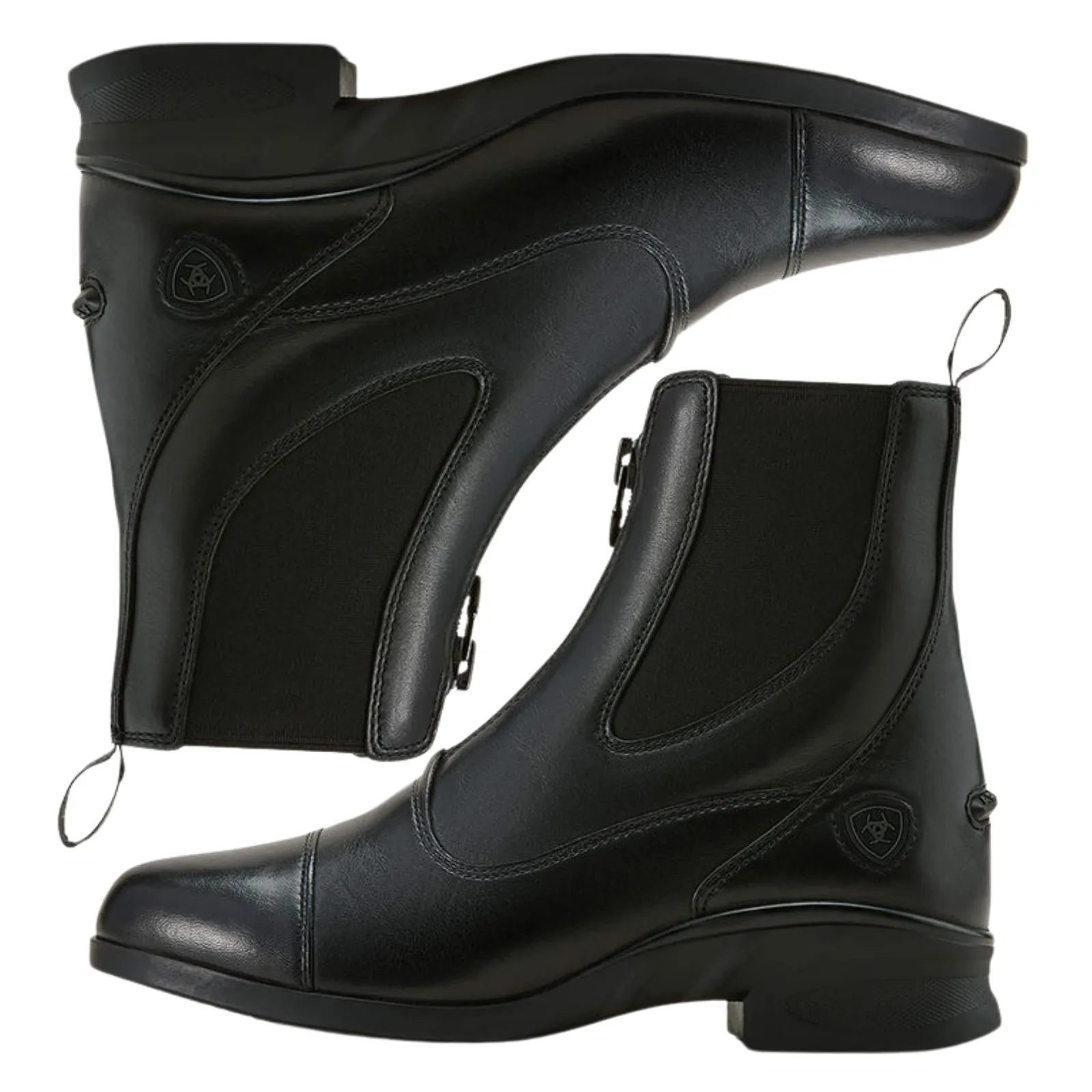 Ariat Heritage III H20 Paddock Boots in Black in Black - Women's 8.5B
