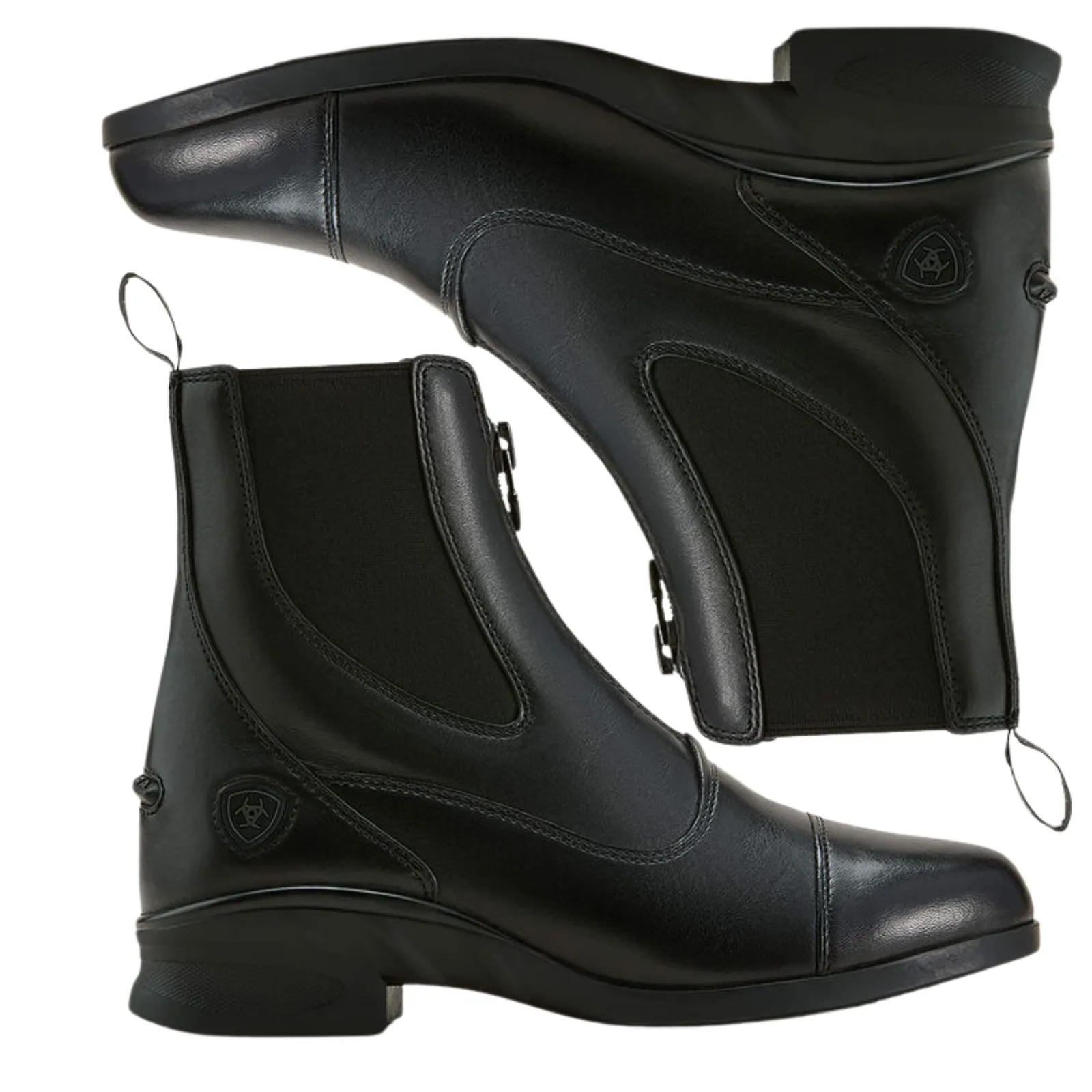 Ariat Heritage III H20 Paddock Boots in Black in Black - Women's 8.5B