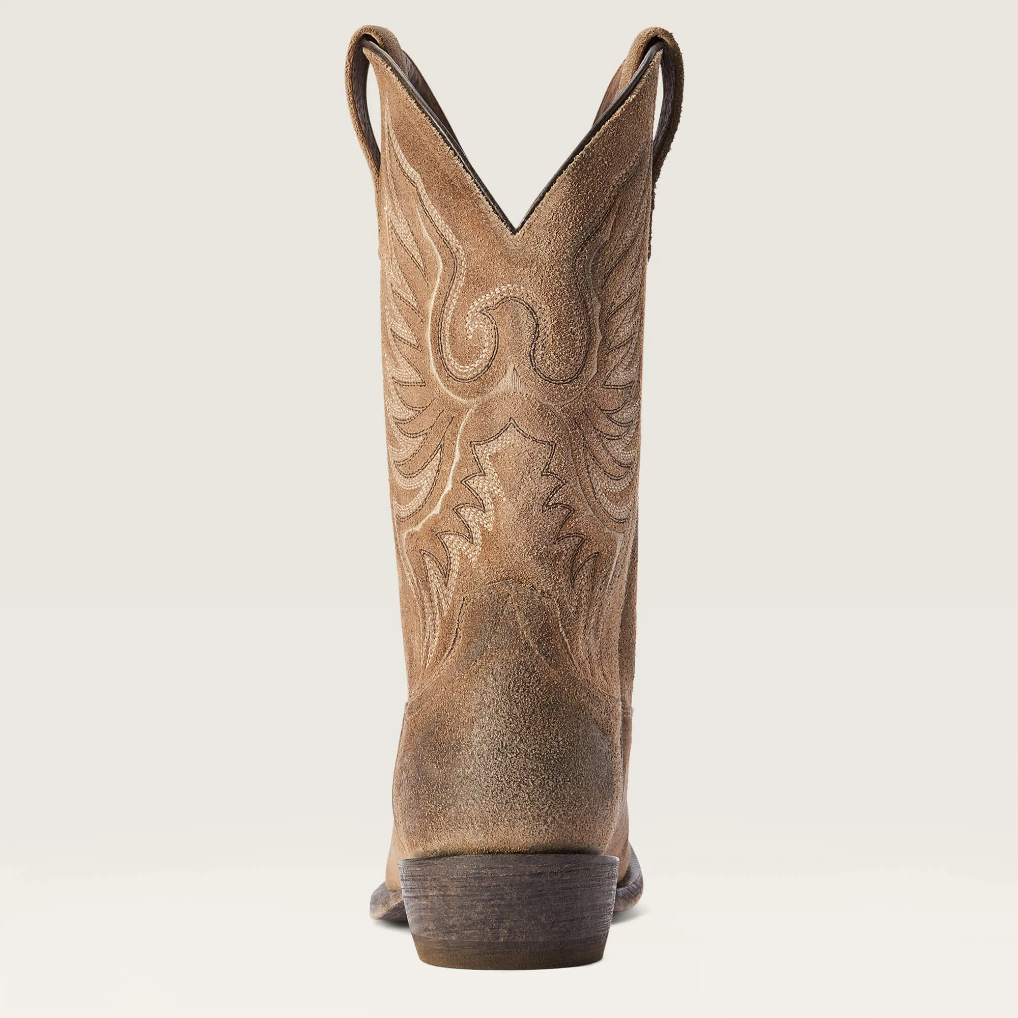 Ariat Men's Burned Tan/Grey Suede Circuit High Stepper Blunt Toe Western Boots