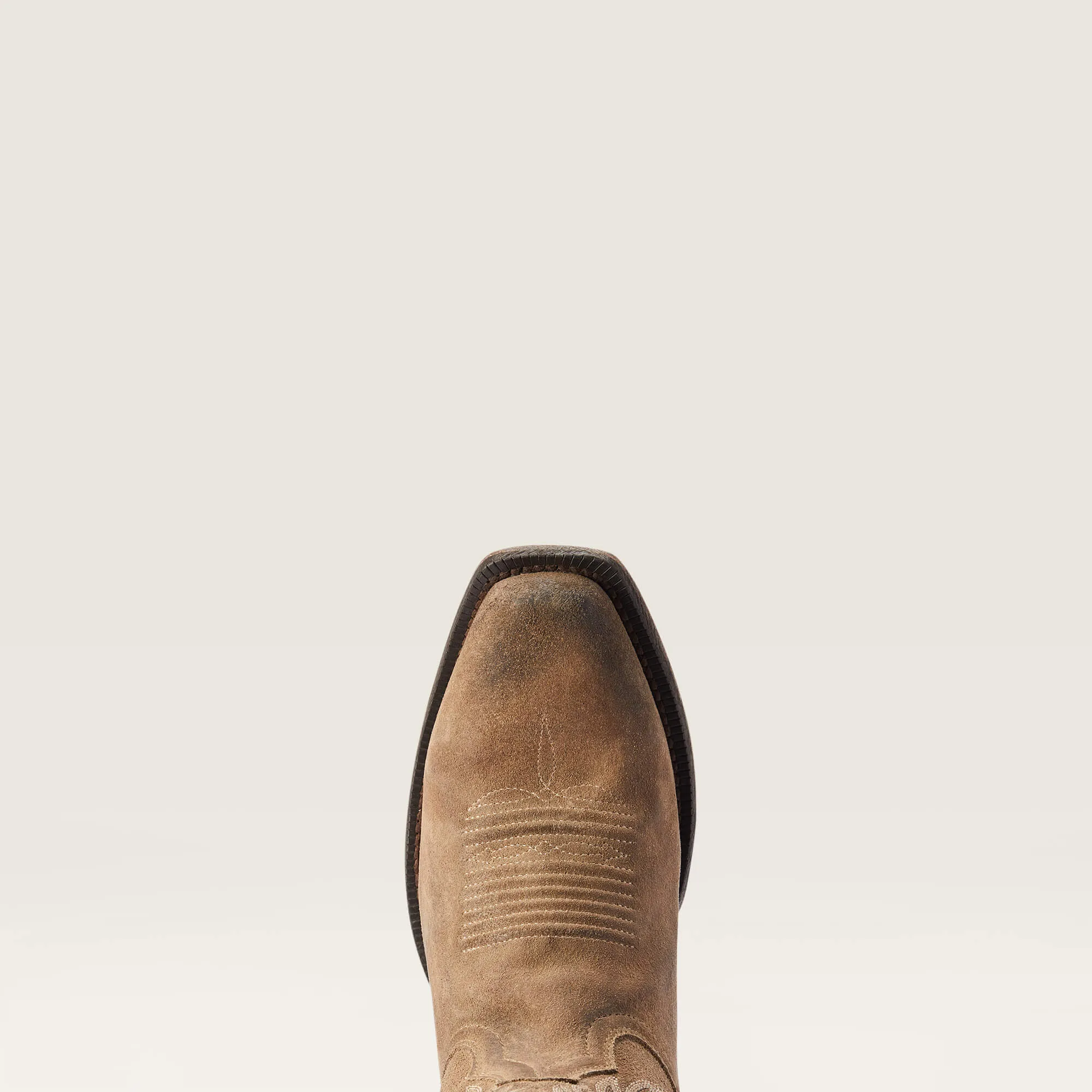 Ariat Men's Burned Tan/Grey Suede Circuit High Stepper Blunt Toe Western Boots