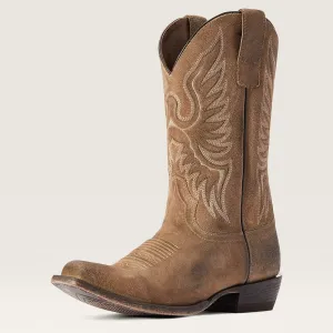 Ariat Men's Burned Tan/Grey Suede Circuit High Stepper Blunt Toe Western Boots