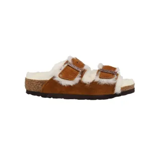 Arizona Shearling Suede Leather Footbed Sandals (Little Kid-Big Kid)