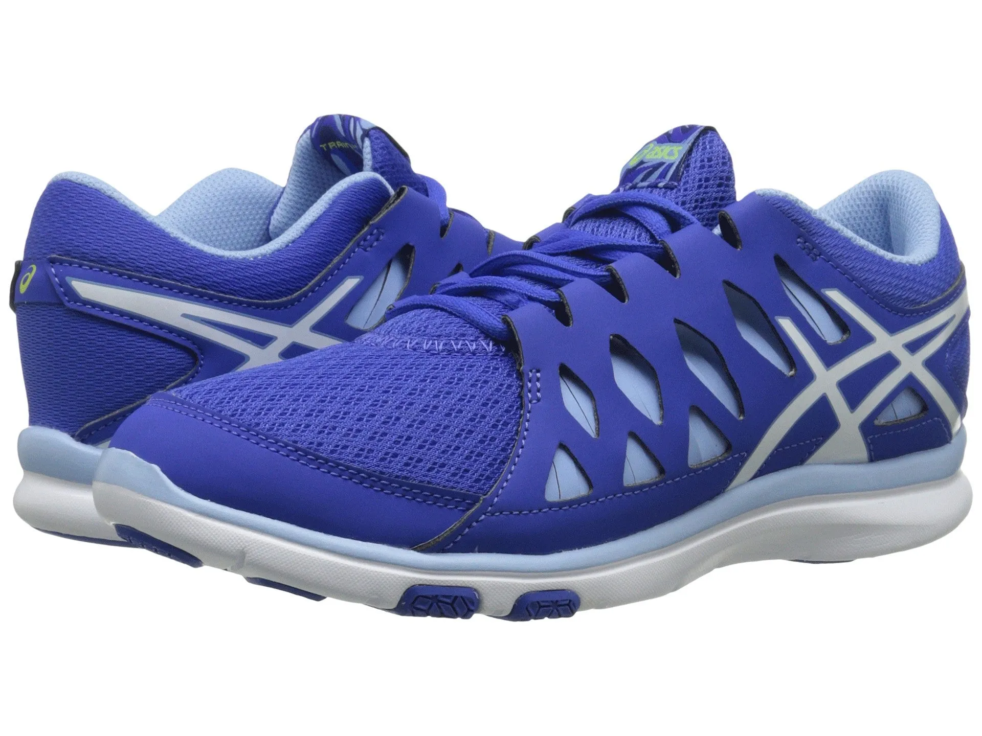 ASICS GEL-Fit Tempo Blue Mesh Athletic Running Training Shoes Size 9