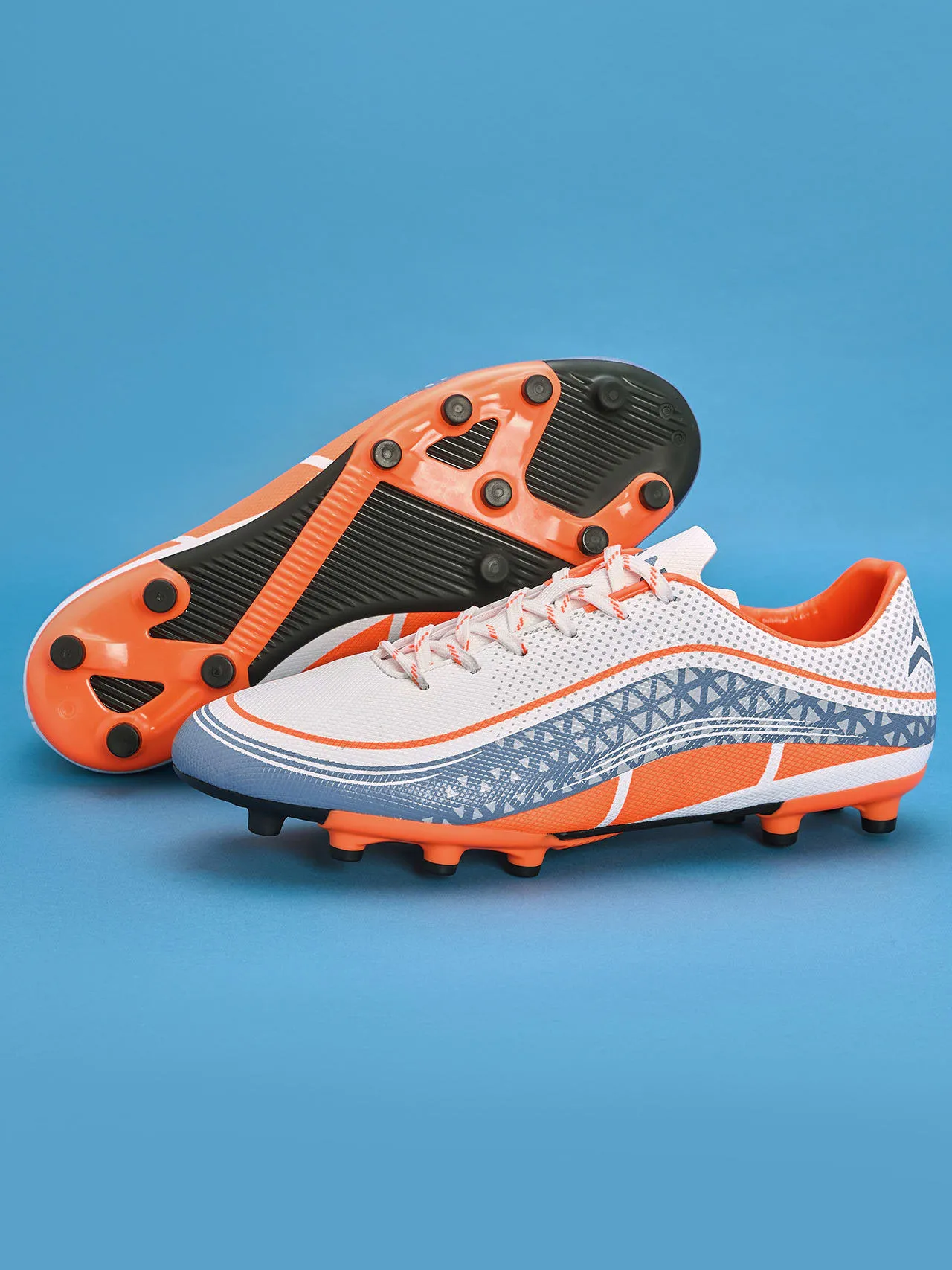 Avant Men's CruiseX Football Shoes - White/Blue