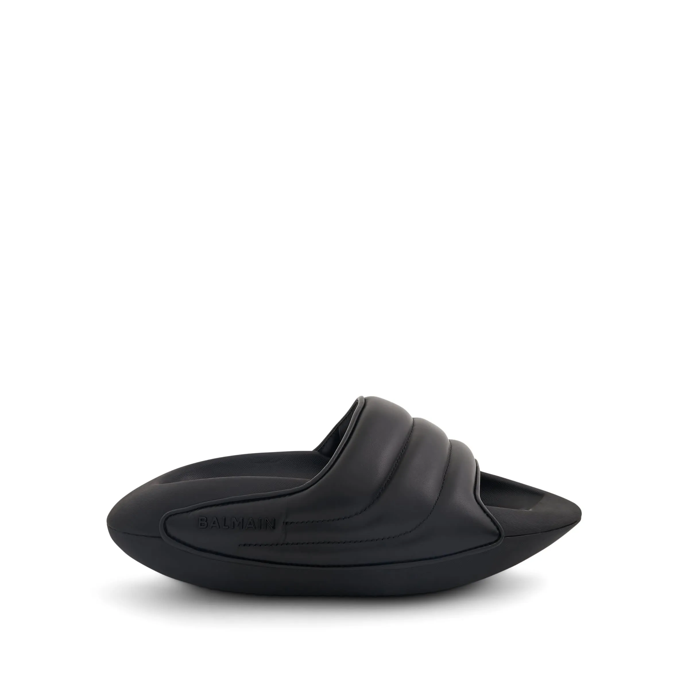 B-It Quilted Lambskin Slider in Black