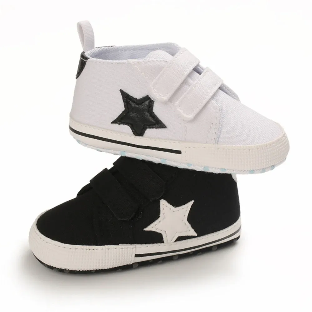 Baby Unisex Star Magic Tape Shoes Wholesale Child Shoes