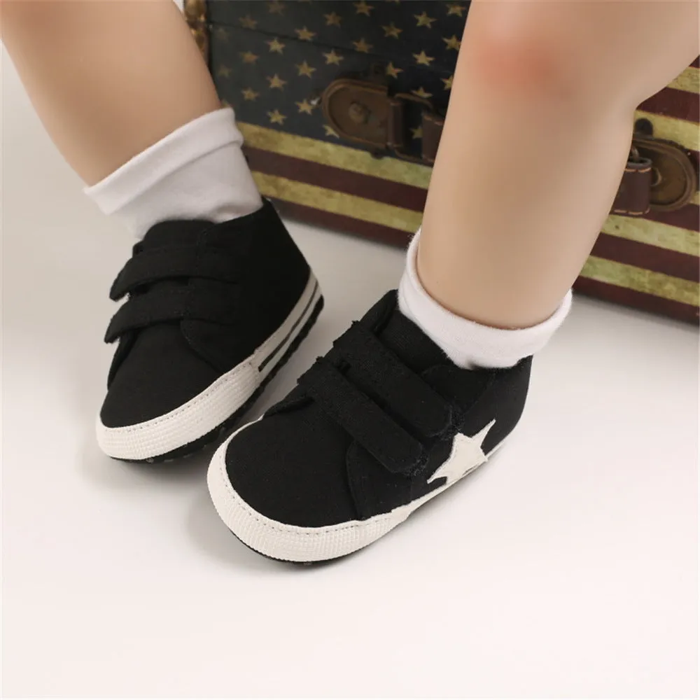 Baby Unisex Star Magic Tape Shoes Wholesale Child Shoes