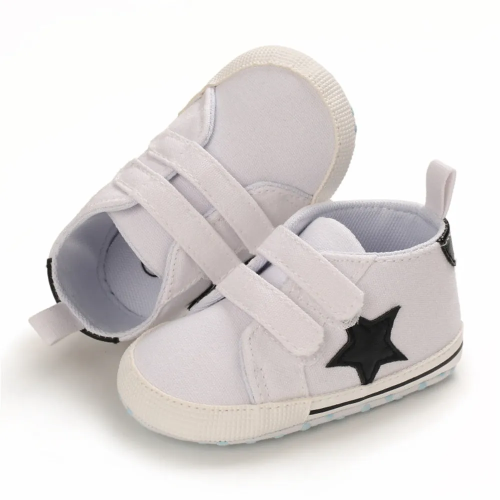 Baby Unisex Star Magic Tape Shoes Wholesale Child Shoes