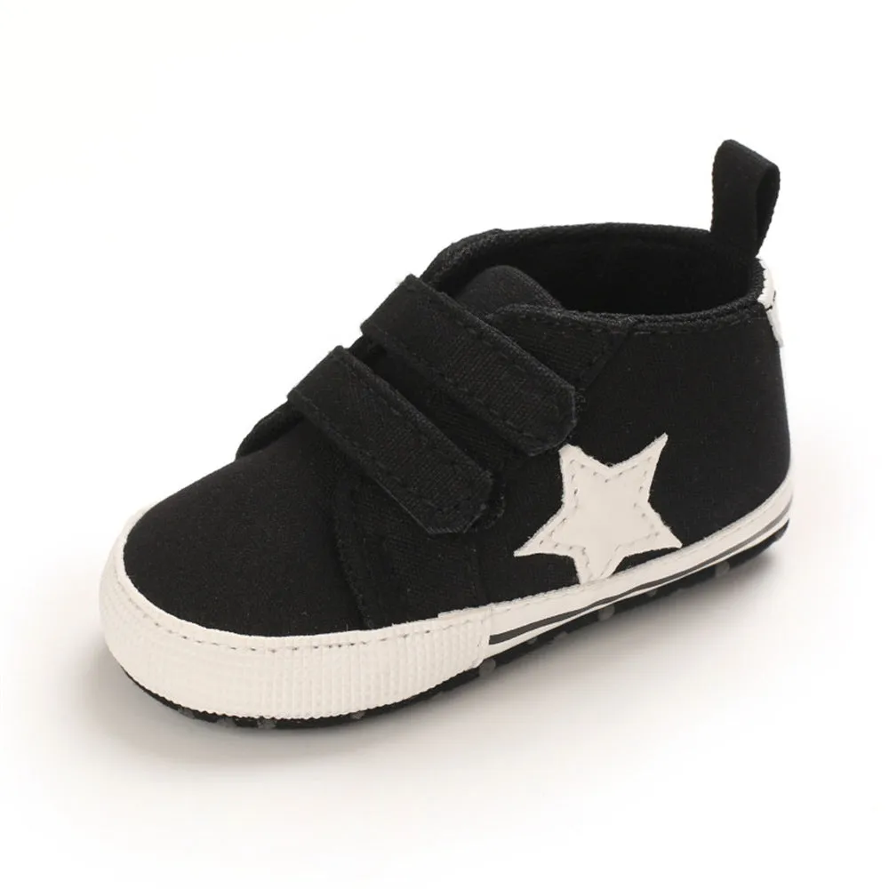 Baby Unisex Star Magic Tape Shoes Wholesale Child Shoes