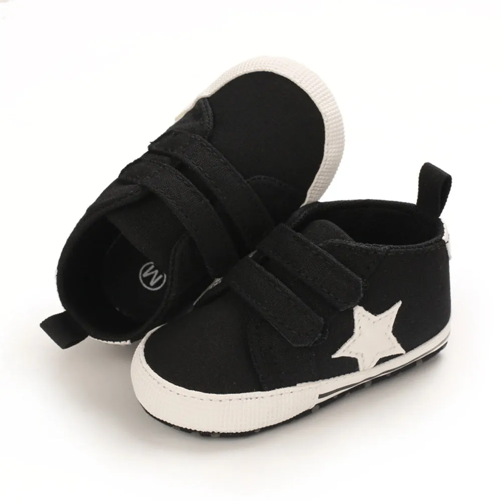 Baby Unisex Star Magic Tape Shoes Wholesale Child Shoes