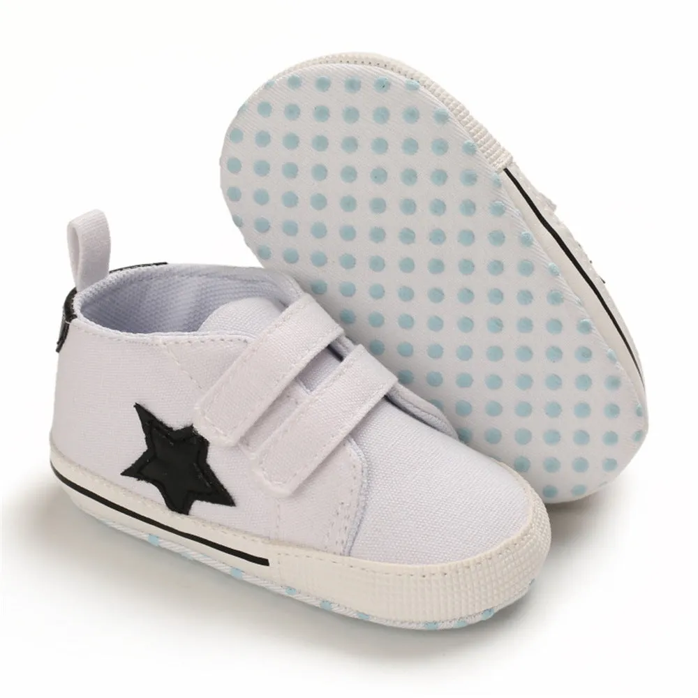 Baby Unisex Star Magic Tape Shoes Wholesale Child Shoes