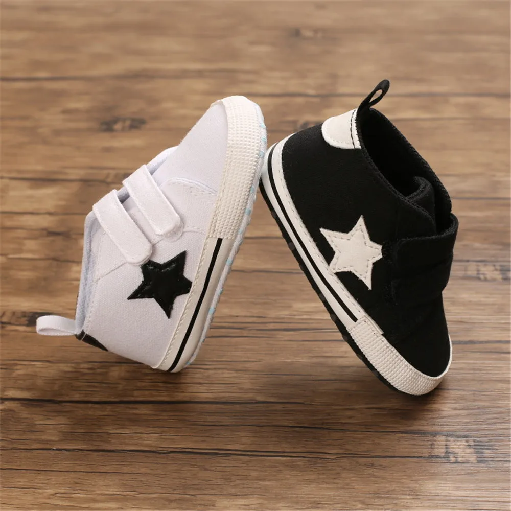 Baby Unisex Star Magic Tape Shoes Wholesale Child Shoes
