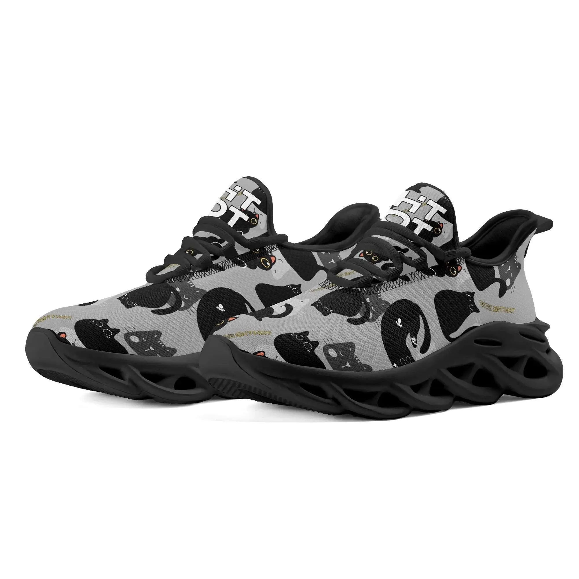Beast Air Mesh Sneakers - Black Cat | ShitHot
