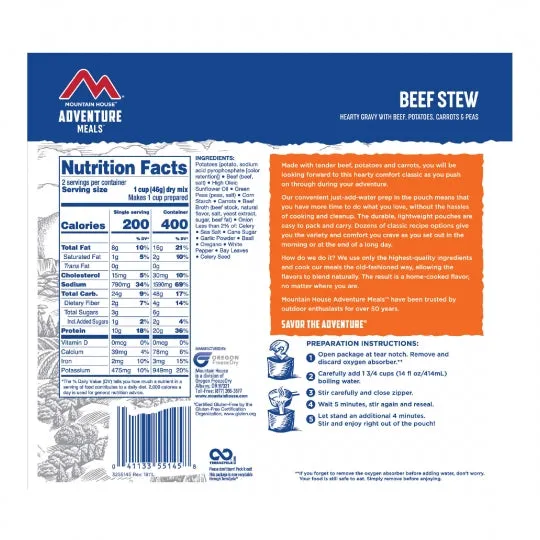 Beef Stew - Pouch