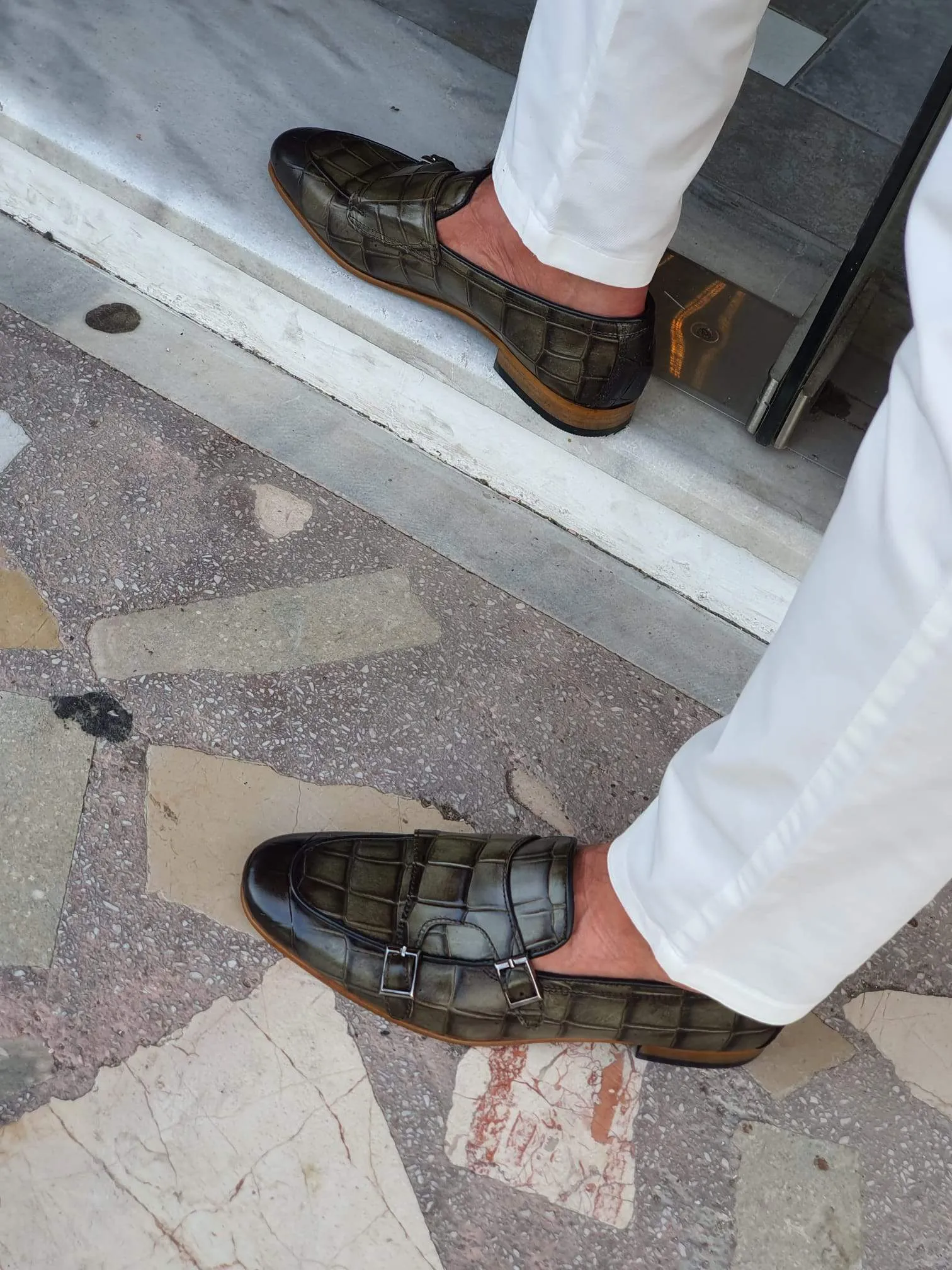 Bergamo Khaki Sardinelli Shoes
