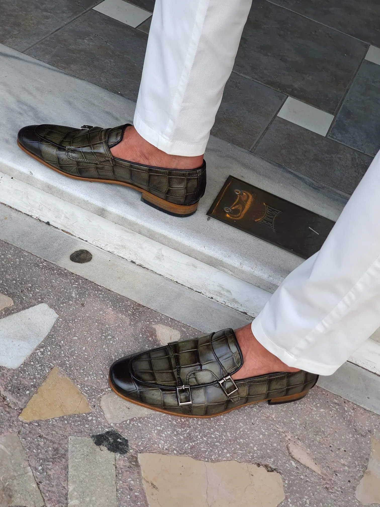 Bergamo Khaki Sardinelli Shoes