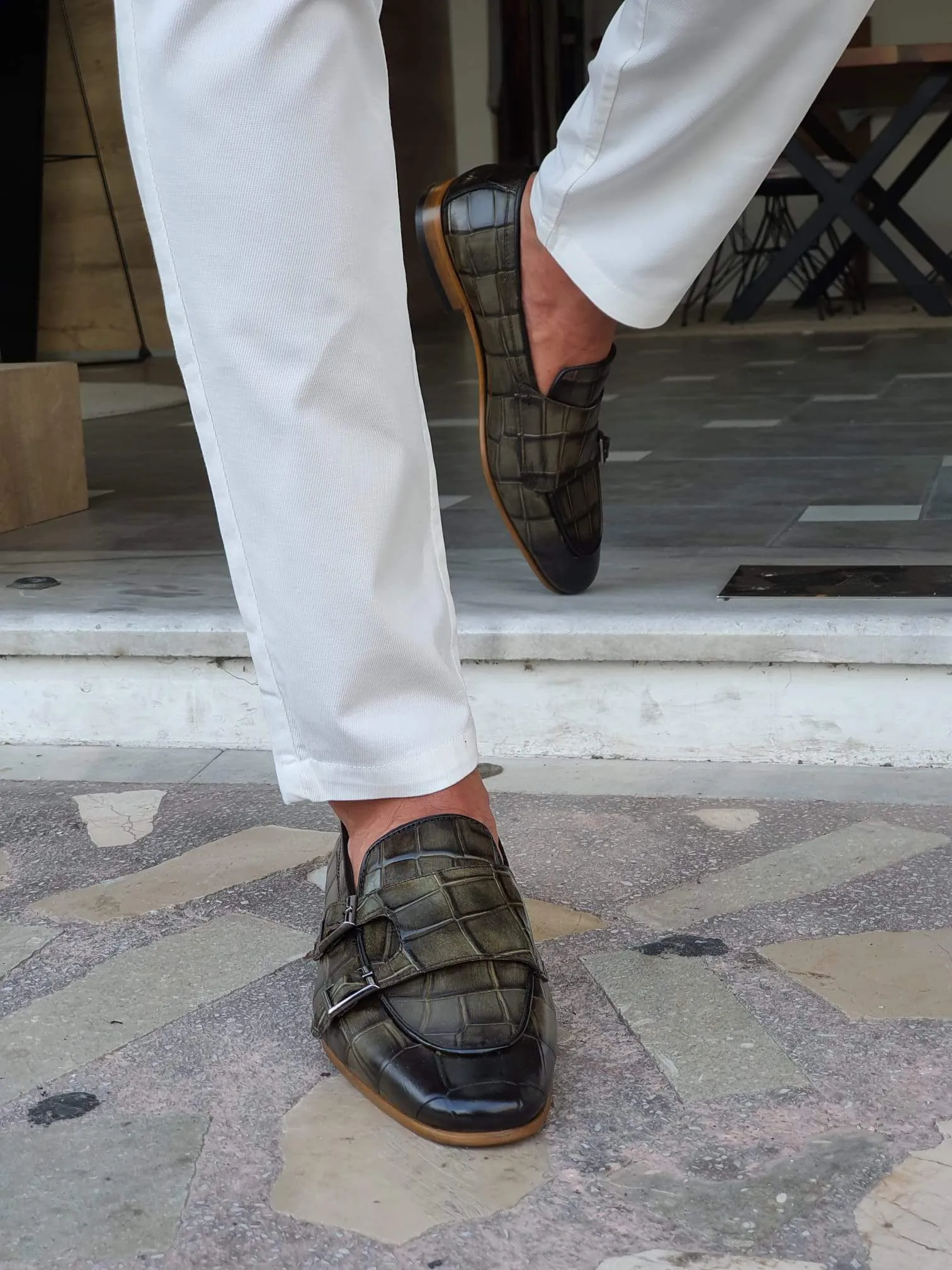 Bergamo Khaki Sardinelli Shoes