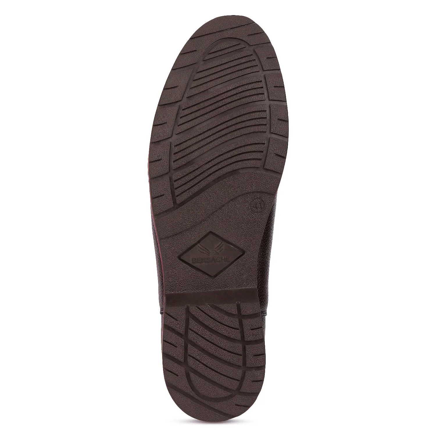 Bersache Lightweight Formal Office Wear Outdoor Shoes For Men (9084-Dark Brown)