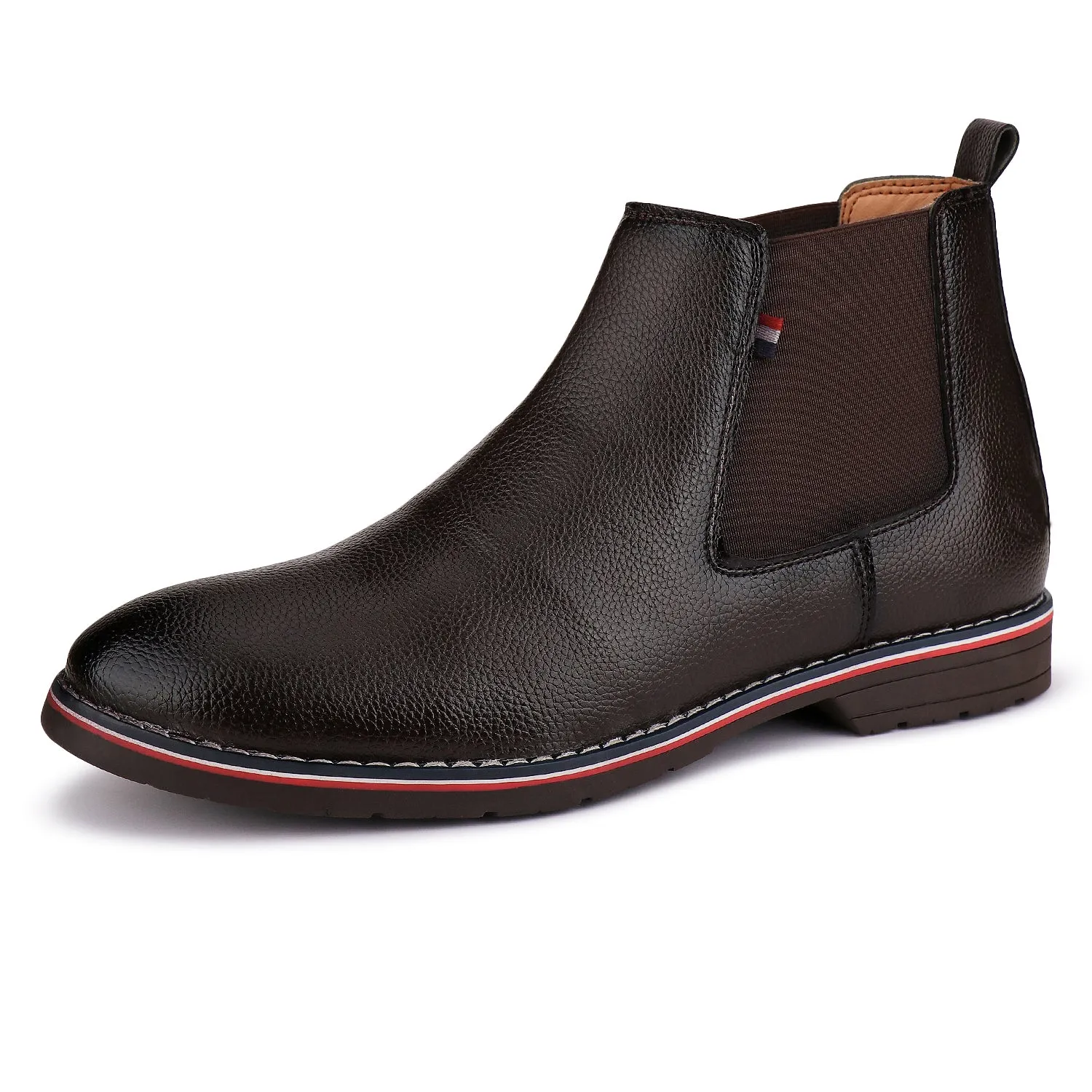 Bersache Lightweight Formal Office Wear Outdoor Shoes For Men (9084-Dark Brown)