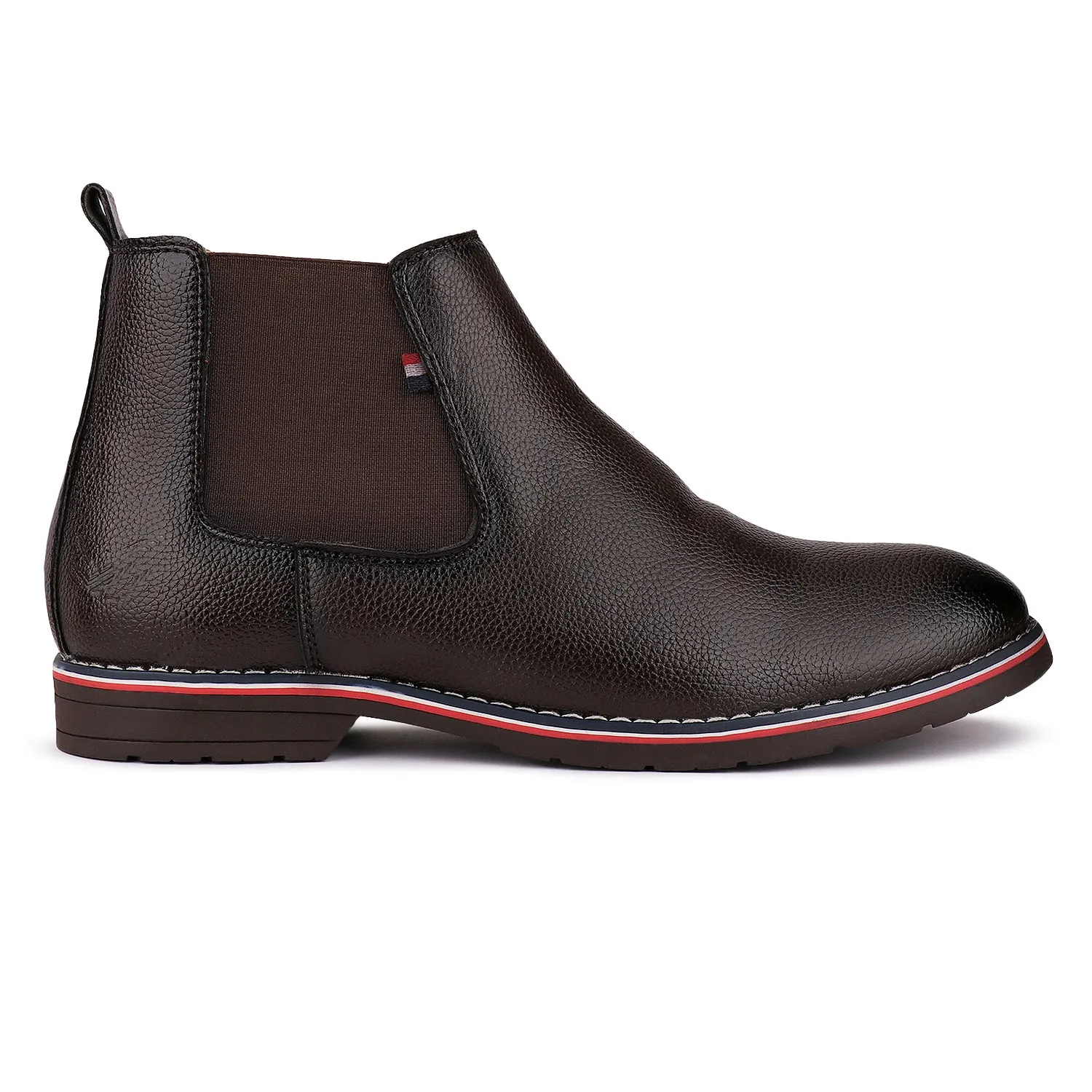 Bersache Lightweight Formal Office Wear Outdoor Shoes For Men (9084-Dark Brown)