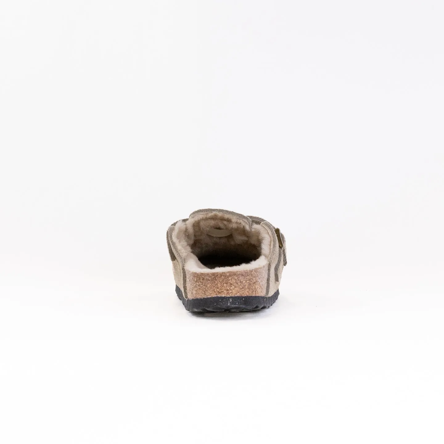 Birkenstock Boston Shearling (Women's) - Taupe Suede